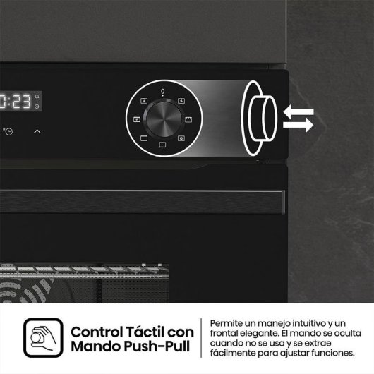Horno Compacto Hisense BI44221ABG 49L 45cm Limpieza Manual A Grill Negro