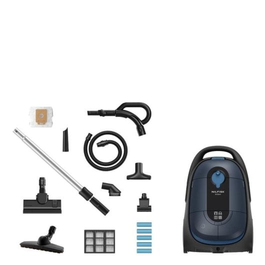 Aspirateur avec Sac Nilfisk Brilliant Parquet 750W HEPA 14 4L Bleu