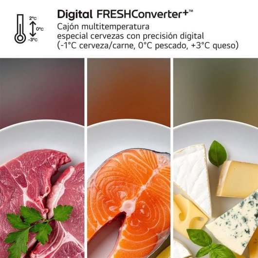 Frigorífico Combi LG CCJ7396SCHQ Total No Frost 193,5cm 385L C Blanco WiFi