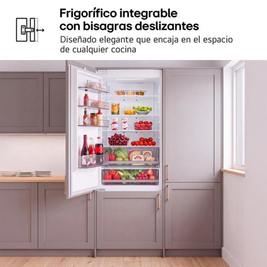 Frigorífico Combi LG CCJ7396SCHQ Total No Frost 193,5cm 385L C Blanco WiFi