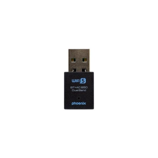 Adaptador WiFi USB Phoenix Nano 650 Mbps Dual Band Bluetooth 4.2