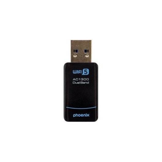 Adaptador Wi-Fi USB Phoenix Nano 1300Mbps Dual Band