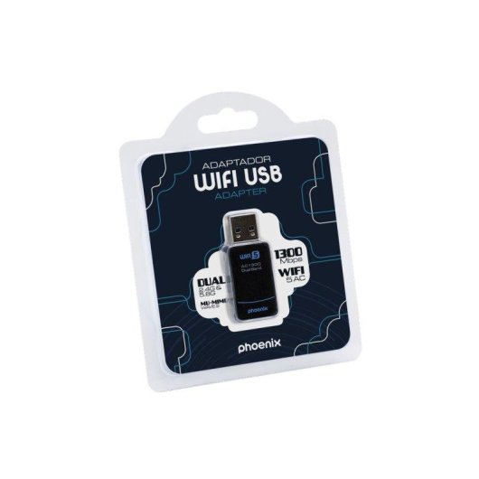 Adaptador Wi-Fi USB Phoenix Nano 1300Mbps Dual Band
