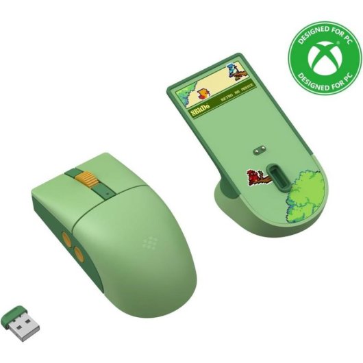 Ratón Gaming 8BitDo Retro R8 Wireless PAW 3395 26K DPI Forest Wonder