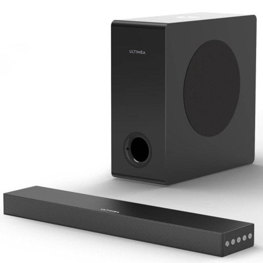 Barra de Sonido Ultimea Nova S40 2.1 160W HDMI ARC Bluetooth 5.3 Subwoofer