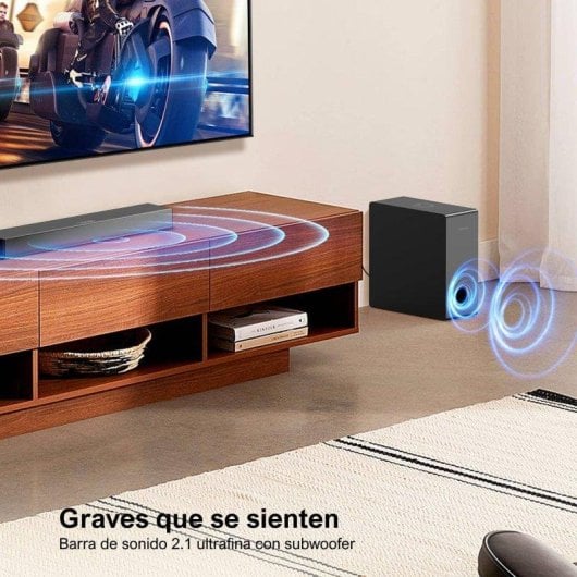 Barra de Sonido Ultimea Nova S40 2.1 160W HDMI ARC Bluetooth 5.3 Subwoofer