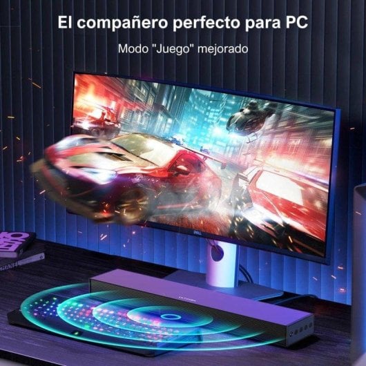 Barra de Sonido Ultimea Nova S40 2.1 160W HDMI ARC Bluetooth 5.3 Subwoofer