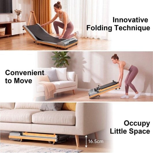 Cinta de andar Clover Fitness Q42 plegable 180º 2,5 HP 130 kg