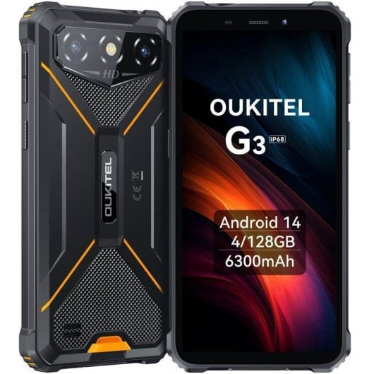 Oukitel G3 4G 4GB 128GB 6" Arancione