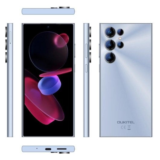 Oukitel C61 Pro 4G 8GB 256GB 6.88" Blauw