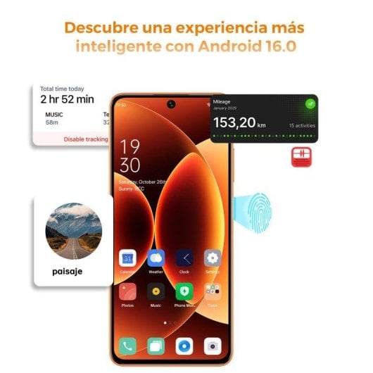 Oukitel C26 4G 6GB 128GB 6.63" Arancione