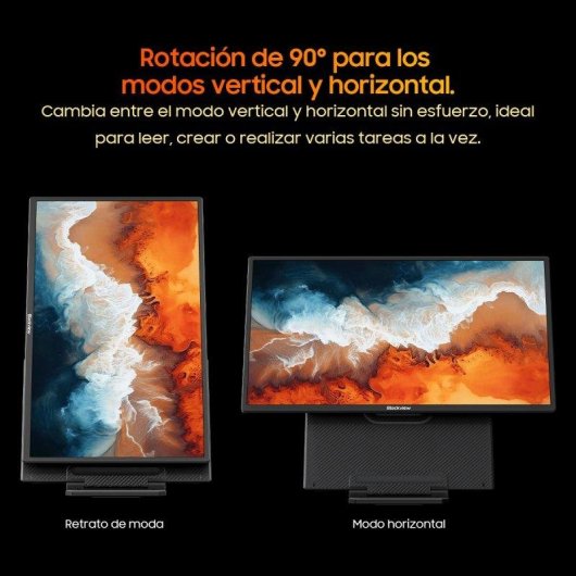 Monitor Blackview 23,8" FullHD 100Hz IPS Lautsprecher Reverse Charging Höhenverstellbar