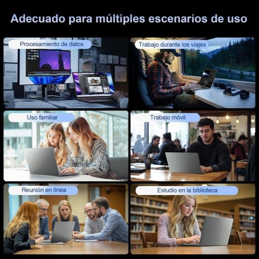 Portátil Intechne 16" Intel Core i7-8750H 16 GB 512 GB SSD Windows 11 Pro