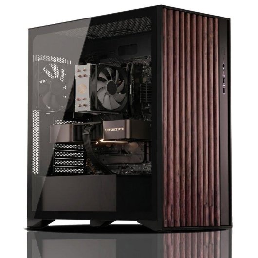 Desktop-PC AurumPC Black Wood AMD Ryzen 7 5700X 32GB 1TB SSD RTX 5070 Windows 11