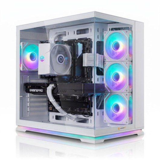 Desktop-PC AurumPC Glacial R5 7500F AMD Ryzen 5 16GB DDR5 1TB SSD RX 9060XT Windows 11