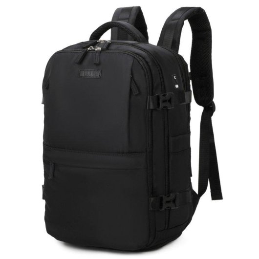 Mochila de Cabina RAYKONG 1990s Impermeable para Portátil 16" Negro