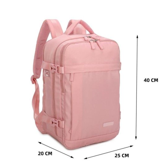 Mochila Portátil Raykong 14 Pulgadas Impermeable Rosa