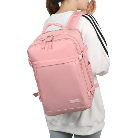 Mochila Portátil Raykong 14 Pulgadas Impermeable Rosa