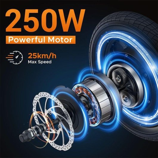 Vélo électrique HillMiles Mile 1 14" 250 W Transmission Monovitesse