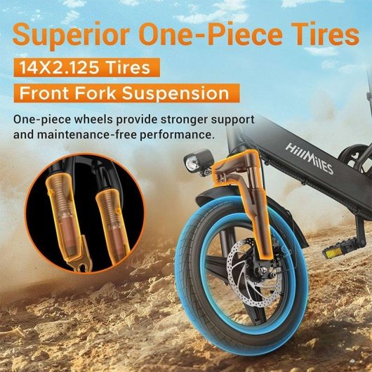 Vélo électrique HillMiles Mile 1 14" 250 W Transmission Monovitesse
