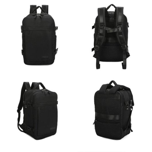 Mochila Raykong para portátil 14" 20 L impermeable negra