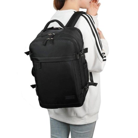 Mochila Raykong para portátil 14" 20 L impermeable negra