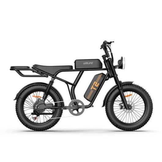 Bicicleta Eléctrica URLIFE T2 250W 48V 15.6Ah 120 km Autonomía 20" Fat