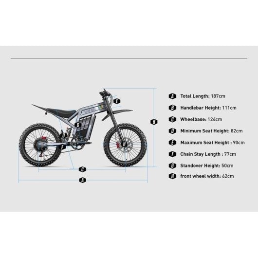 Bicicletta Elettrica Fuoristrada Shengmilo S900PRO 60V 35Ah
