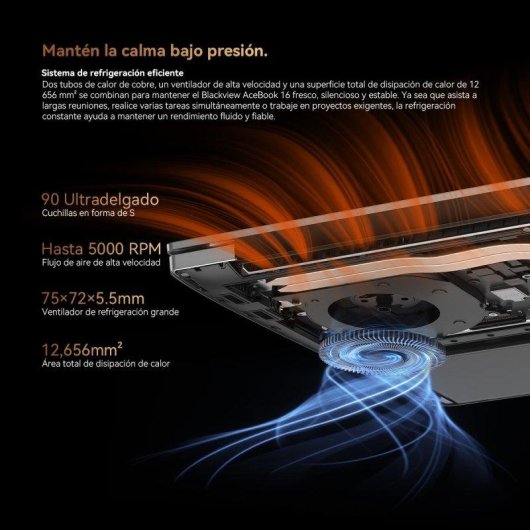 Portátil Blackview AceBook 16 14" Intel Core 5 210H 16GB 512GB SSD W11 Pro