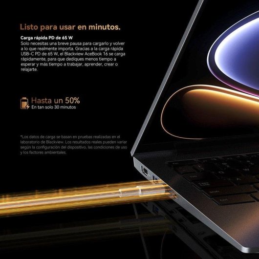 Portátil Blackview AceBook 16 14" Intel Core 5 210H 16GB 512GB SSD W11 Pro
