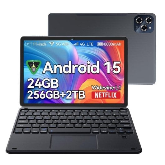 Tablet TABWEE W90 WiFi + 4G 11" Gris 24GB 256GB Pantalla FHD