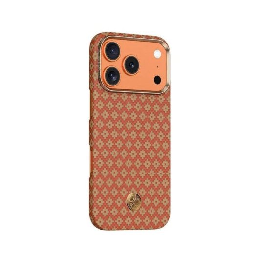 Benks Armorair Armorgrid Hülle Aramidfaser Kevlar Orange Fortuna für iPhone 17 Pro Max 18 Pro Max