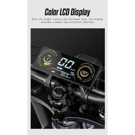 Bicicleta eléctrica Shengmilo S900 PRO Motor 3000W Batería 60V 35Ah