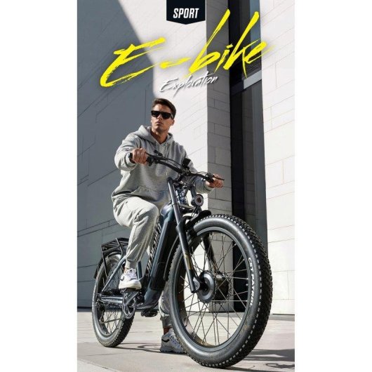 Bicicleta eléctrica Shengmilo S700PRO 2.000 W 48 V 25 Ah 26 pulgadas