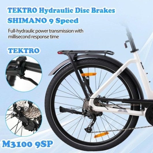 Bicicleta Eléctrica TTGO Z5 Motor 250W Batería 36V 18Ah
