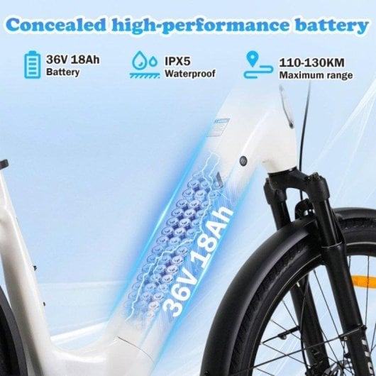 Bicicleta Eléctrica TTGO Z5 Motor 250W Batería 36V 18Ah