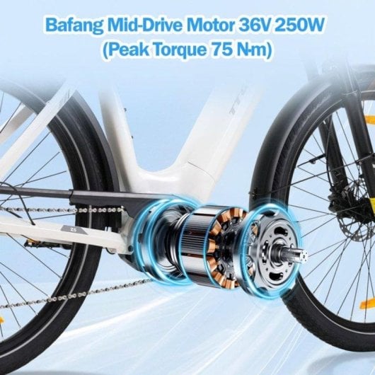 Bicicleta Eléctrica TTGO Z5 Motor 250W Batería 36V 18Ah