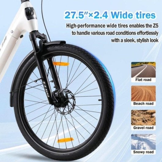 Bicicleta Eléctrica TTGO Z5 Motor 250W Batería 36V 18Ah