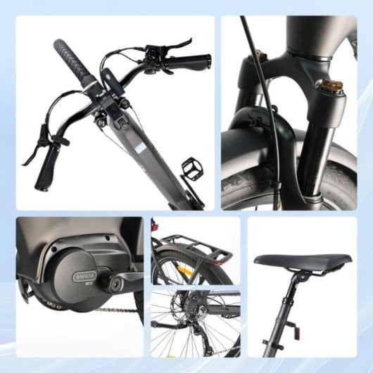 Bicicleta eléctrica TTGO Z5 Motor 250W Batería 18Ah Autonomía 120 km