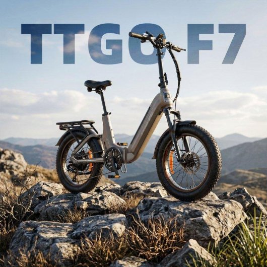Bicicleta Eléctrica TTGO F7 250W 48V 15Ah 20"