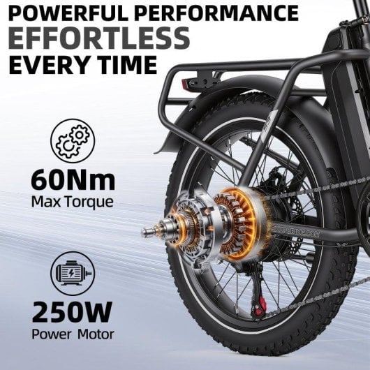 Bicicleta Eléctrica Bekup S3 250W 48V 15Ah Autonomía 75km