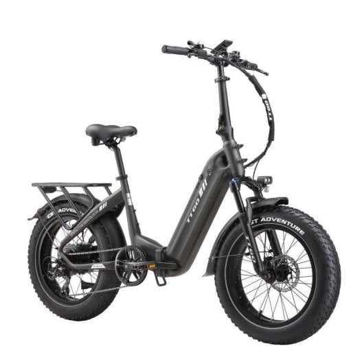 Bicicleta eléctrica TTGO F6 Boost 250 W 48 V 18 Ah 20 x 4,0" neumáticos anchos