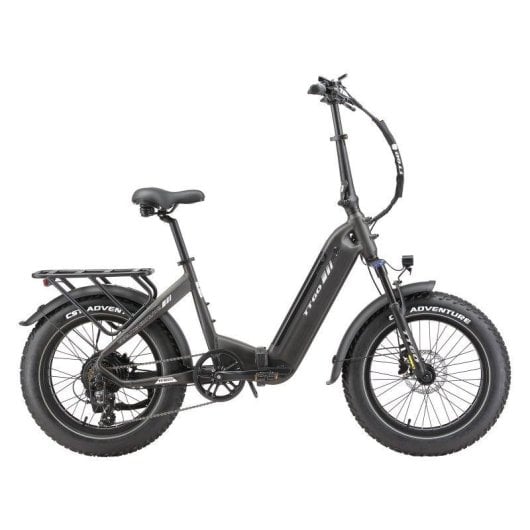 Bicicleta eléctrica TTGO F6 Boost 250 W 48 V 18 Ah 20 x 4,0" neumáticos anchos