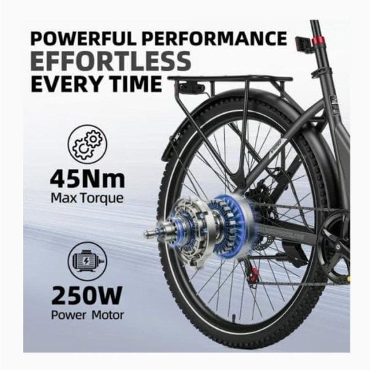 Bicicleta eléctrica Bekup V28 250 W 36 V 14,5 Ah 28"