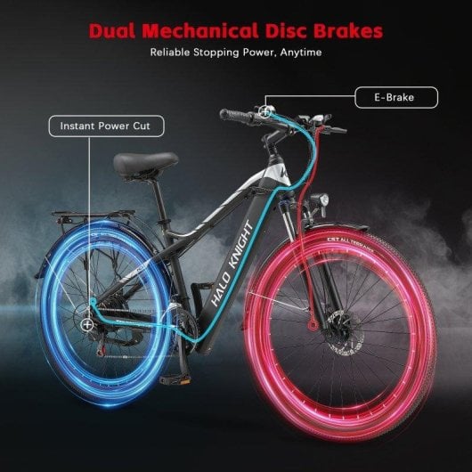 Bicicleta Eléctrica Halo Knight H02 Motor 750W Batería 48V 16Ah Neumáticos 29"