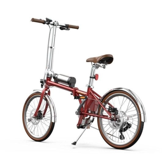 Bicicleta Eléctrica Plegable OneSport OT02 Pro 250W Ruedas 20" Roja