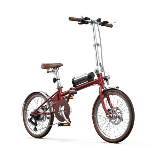 Bicicleta Eléctrica Plegable OneSport OT02 Pro 250W Ruedas 20" Roja