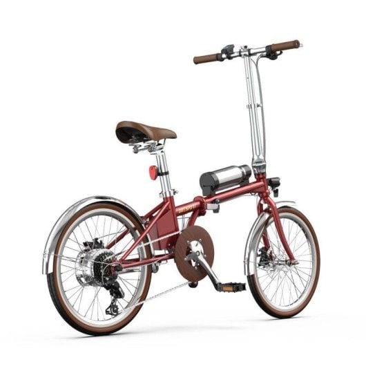 Bicicleta Eléctrica Plegable OneSport OT02 Pro 250W Ruedas 20" Roja