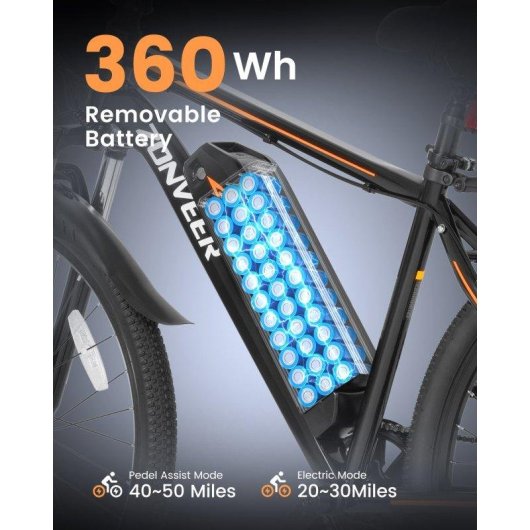 Bicicletta Elettrica DYU Zonveer M26 500W 36V 10Ah 26 Pollici