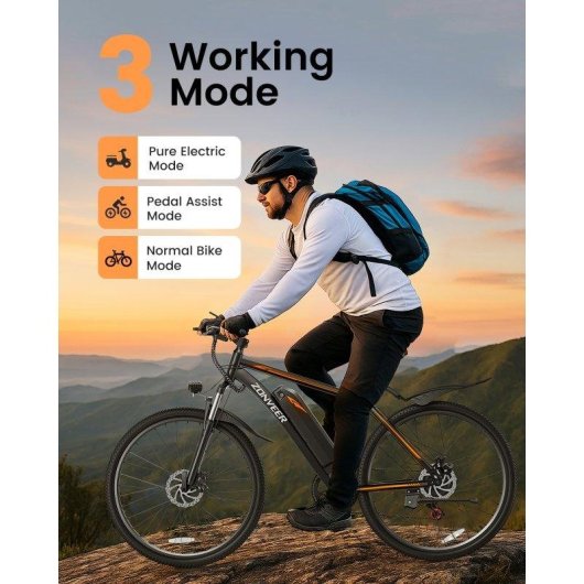 Bicicletta Elettrica DYU Zonveer M26 500W 36V 10Ah 26 Pollici
